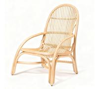 Apkibc Fauteuil de Salon Une Place en rotin Nordique, Base Robuste et Durable, Convient à Une Utilisation sur Les terrasses de Jardin.(Light,75.5 * 62 * 103)