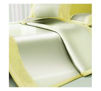 Apkibc Housse de Matelas en Bambou, Housse de lit rafraîchissante en Soie glacée d'été, Tissu de Classe A pour mères et bébés, Refroidissement Rapide, Convient à la Maison(Yellow,180 * 220cm/77)