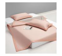 Apkibc Housse de Matelas en Fibre Ultra-fraîche, silencieuse et Douce pour la Peau, Housse de Matelas en Fibre Ultra-Froide, Confort Toutes Saisons Doux et Silencieux(Pink,1.8 * 2m)
