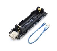 APKLVSR Bouclier d'expansion de batterie 18650 V3 avec port micro USB, bouclier de batterie 18650 5 V V3, chargeur micro USB avec câble USB pour Raspberry Pi et Arduino