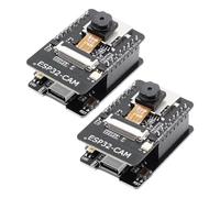 APKLVSR ESP CAM Cartes de développement CAM ES USB C WiFi/Bluetooth ESP CAM DC 5 V Dual Core avec Module de Carte TF pour Arduino(2PCS)