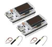 APKLVSR Lora ESP Carte de développement Lora V3 avec écran OLED et antenne USB C Dual Core IOT Board 240 MHz Bluetooth WiFi 863 928 MHz pour Arduino(2 PCS)