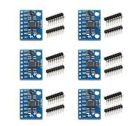 APKLVSR MPU-6050 Module gyroscope à 3 axes et capteur d'accélération MPU-6050 Module convertisseur AD 16 bits Compatible avec Arduino et Raspberry Pi (6 pièces)