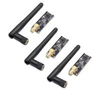 APKLVSR NRF24L01 + PA + LNA Module émetteur-récepteur Radio RF 2,4 G 1100 m avec antenne SMA Compatible avec Arduino (3 pièces)
