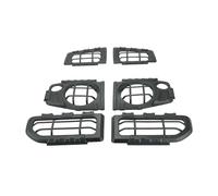APKOKGNPNC Antibrouillard Grille Cache Couvercle De Feu Arrière ABS pour Suzuki pour Jimny pour JB74 2019-2025 Protection Phares Antibrouillard Avant Voiture Phare Grille(6PCS)