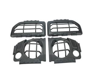 APKOKGNPNC Antibrouillard Grille Cache Couvercle De Feu Arrière ABS pour Suzuki pour Jimny pour JB74 2019-2025 Protection Phares Antibrouillard Avant Voiture Phare Grille(Rear and Headlight)