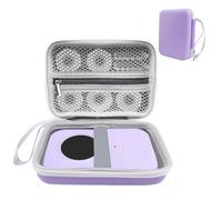 APKOL Rangement Portable Compatible avec Les Périphériques D'étiquetage SUPVAN E10/E16/Nelko P21/NIIMBOT D110/Pristar P15 Mini Imprimantes D'étiquettes Portables Bluetooth (Boîte Uniquement) - Violet
