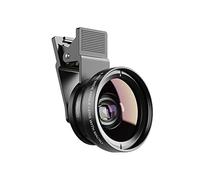 APL-0.45WM Kit d'objectifs pour téléphone avec objectif super grand angle 0,45 x et objectif macro 12,5 x HD avec clip d'objectif pour Samsung et autres smartphones