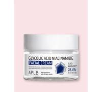 APLB Crème pour le visage à base d'acide glycolique et de niacinamide Glycolic Acid Niacinamide Facial Cream - 55 ml