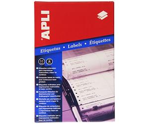 Apli 000003 Lot de 6000 Etiquettes ordinateur 89 mm x 23,3 mm