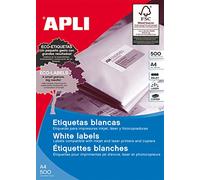 Apli 001785 Lot de 8000 Etiquettes multi usage 105 x 37 mm Blanc