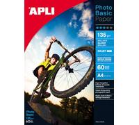 Apli 004134 Lot de 60 Papier Photo Brillant 210 x 297 mm 135 g