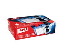 Apli 011744 Lot de 25 Badges avec Lacet de sécurité 90 x 56 mm