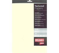 Apli 012235 Pochette de 20 Feuilles de papier A4 220 g Vergé Crème