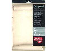 Apli 012457 Pack de 20 Feuilles illustrées Parchemin A4 90 g