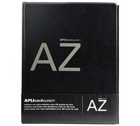 Classeur Album Rangement Pour Cartes De Visites Carte De Fidélité - A4 - Noir - 400 Cartes - Apli