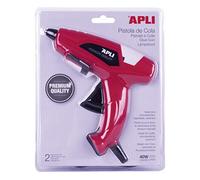 Apli 013942 - Pistolet à colle 40W qualité Premium avec 2 bâtons de colle