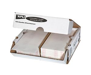Apli 014019 Lot de 1000 2P Etiquettes 175 x 45 mm Planche