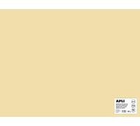 Apli 014259 Lot de 25 Feuilles de carton 500 x 650 mm Crème