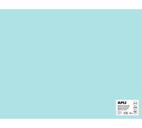 Apli 014262 Lot de 25 Feuilles de carton 500 x 650 mm Bleu Clair