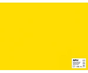 Apli 014263 Lot de 25 Feuilles de carton 500 x 650 mm Jaune