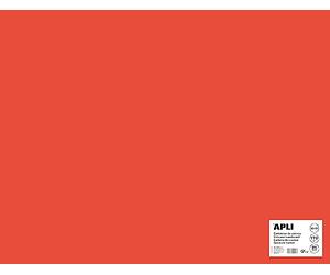Apli 014265 Lot de 25 Feuilles de carton 500 x 650 mm Rouge