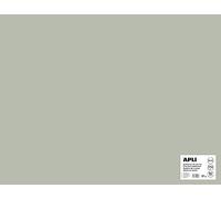 APLI 014268 - Sachet de 25 Feuilles de carton - Couleur: Gris - 50 x 65 cm - Grammage: 170 - Loisirs créatifs