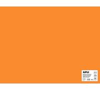 Apli 014276 Lot de 25 Feuilles de carton 500 x 650 mm Orange Fluo