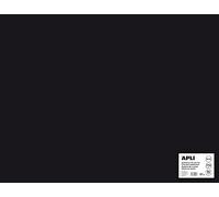 APLI Papier cartonné 14279 – 25 unités, noir, pour enfants