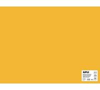 Apli 016506 Lot de 25 Feuilles de carton 500 x 650 mm Jaune Or
