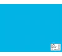Apli 016507 Lot de 25 Feuilles de carton 500 x 650 mm Bleu Moyen