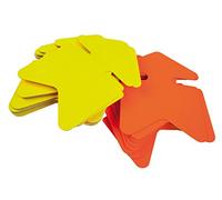 APLI Étiquettes pour point de vente 023925-flu paquet de 25 carton fluo 24 x 32 cm jaune orange