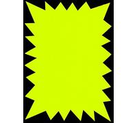 Apli 068315 100 Gamme Fluo 90 x 120mm, Jaune-Noir