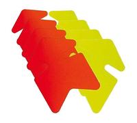 APLI 100407-25 FLECHES CARTON FLUO JAUNE/ORANGE 16x24CM (Lot de 4)