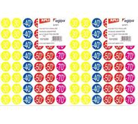Apli 101232 - Pochette de 240 pastilles Remises (-30% à - 70%) (Lot de 2)