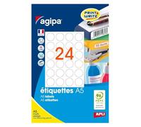 Apli 101354 - Etui 384 pastilles multi-usage Ø 30 mm - Couleur: Blanc