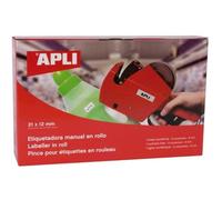 APLI Pince à étiqueter 101418 – 1 ligne numérique, 8 caractères