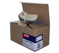 Apli 101578 Lot de 400 Etiquettes américaines avec Fil de fer 80 x 38 mm