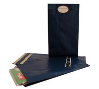 Apli 101654 250 Enveloppes Pochettes Cadeau, 11cm x 5cm x 21cm, Kraft Bleu