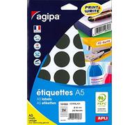 Apli 101823 - Etui 240 pastilles multi-usage noir Ø 30 mm