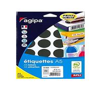 Apli 101823 - Etui 240 pastilles multi-usage noir Ø 30 mm