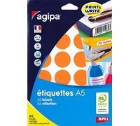 Apli 101824 - Etui 240 pastilles multi-usage Orange Ø 30 mm