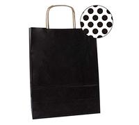 APLI Sacs papier kraft 101840 24 x 11 x 31 cm Noir – 50 sacs