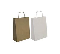 APLI Sacs kraft 101853 – 50 pièces, 18 x 8 x 21 cm – Blanc