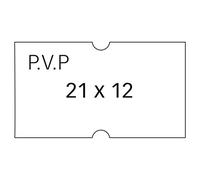 APLI 101949 Lot de 6 rouleaux pour étiqueteuse Blanc