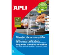 Apli 10199 Étiquettes 25 feuilles