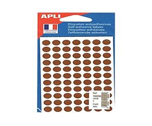 Apli 102220 - Pochette de 462 Pastilles Marron Ø 8 mm