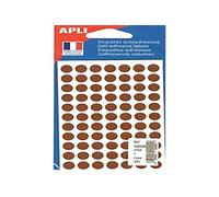 Apli 102220 - Pochette de 462 Pastilles Marron Ø 8 mm