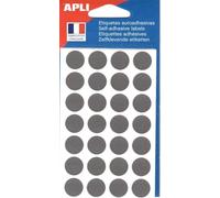Apli 102221 - Pochette de 168 pastilles grises Ø 15 mm