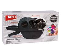 APLI Pince à étiqueter 102365 – Haute qualité, 2 lignes (9 caractères), 5 mm